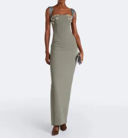 RACHEL GILBERT Malia embellished crêpe corset gown AU 6 for rent on The Volte - image 1