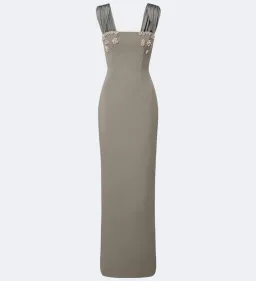 RACHEL GILBERT Malia embellished crêpe corset gown AU 6 for rent on The Volte - image 2