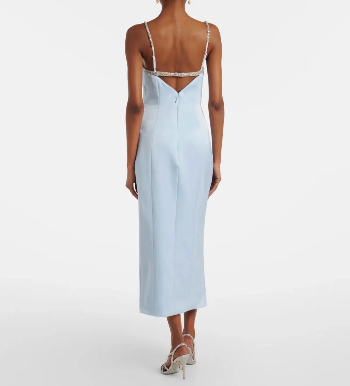 RACHEL GILBERT CELESTIA MIDI DRESS IN BLUE AU12 ( BEST FITS AU10-12)  - Image 3