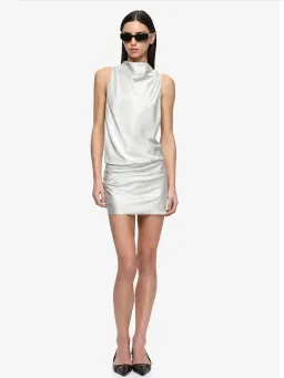 Bec and Bridge JUNA HIGH NECK MINI DRESS Size 8  for rent on The Volte - image 1