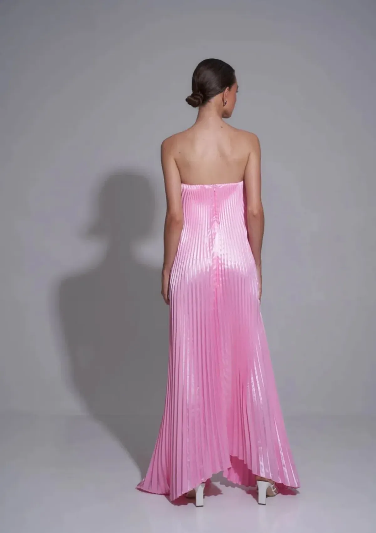 Lidee Black Tie Gown in Pink Size 10 - Image 3