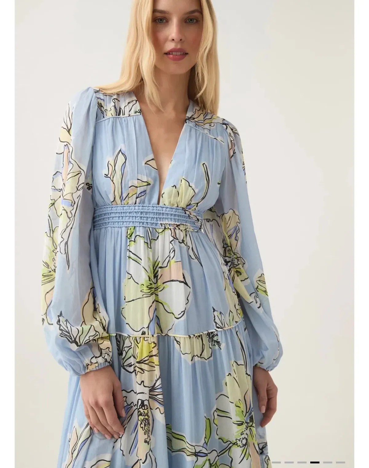 AJE ROMANTICA VOILE MAXI DRESS 14 - Image 4