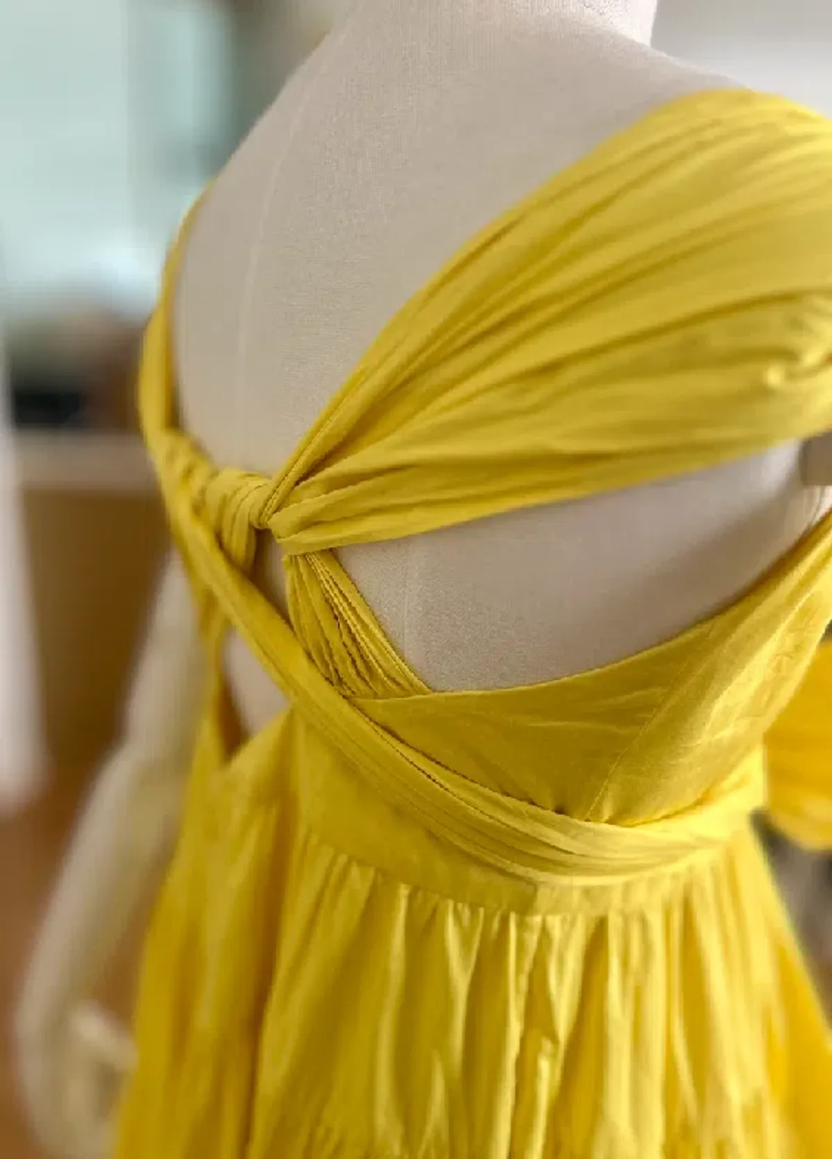 Aje Solstice Tiered Maxi Dress – Daisy Yellow – Size 8/10 - Image 5