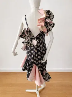 ASILIO Untamed Mind Dress – Metallic Floral – Size 10/12 for rent on The Volte - image 4