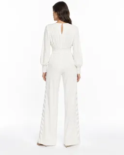 Zhivago Ready Jumpsuit White Size 8 for rent on The Volte - image 2