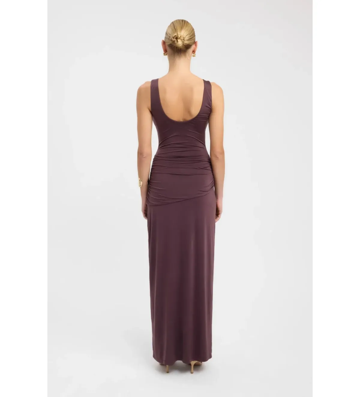 Kookai Shara Maxi Dress Dark Mahogany Size 6 - Image 2