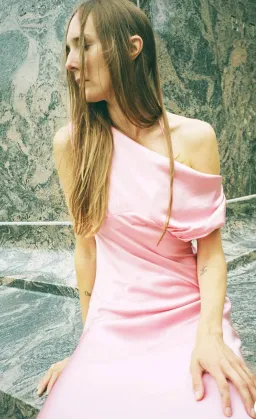 Paris Georgia Raina Dress Dusty Pink for rent on The Volte - image 3