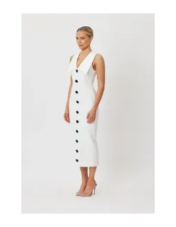 Bianca and Bridgett Miller Midi Dress White Size 6 AU for rent on The Volte - image 2