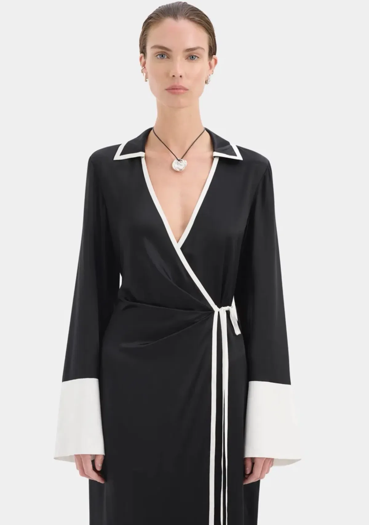 Sir Yasmin Wrap shirt dress - Image 5