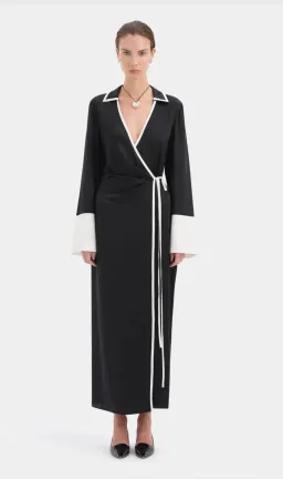 Sir Yasmin Wrap shirt dress for rent on The Volte - image 1