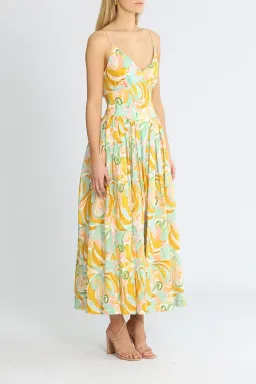 Steele Jasmine Allegro Print Midi Dress Size AU 12 / L for rent on The Volte - image 2