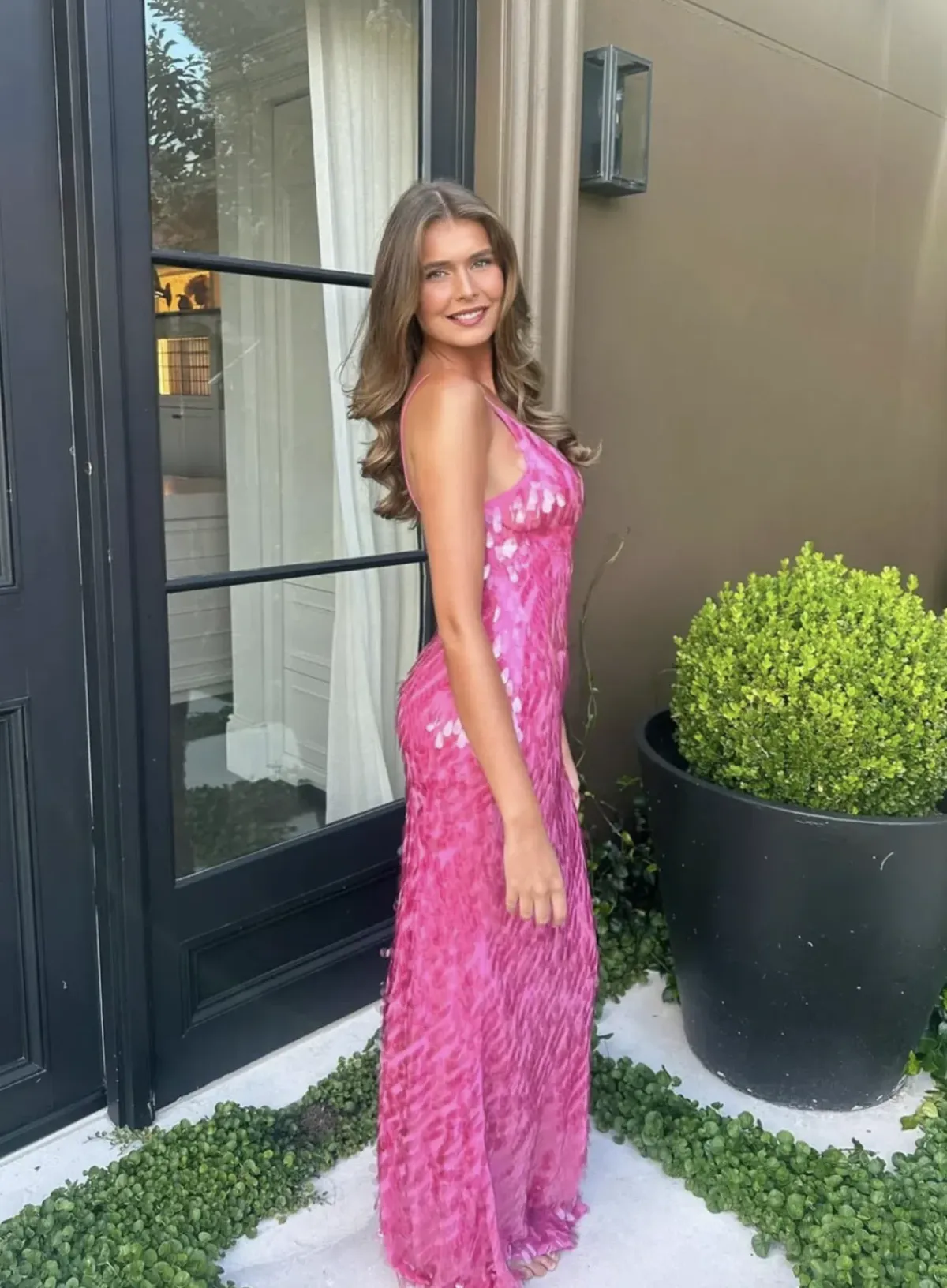 Misha The Sapphire Sequin Dress S - Image 3