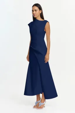 Acler Burbank Maxi Dress; sapphire blue; size 12 for rent on The Volte - image 2