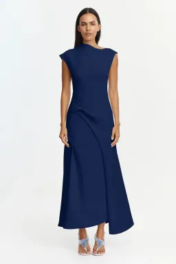 Acler Burbank Maxi Dress; sapphire blue; size 12 for rent on The Volte - image 1