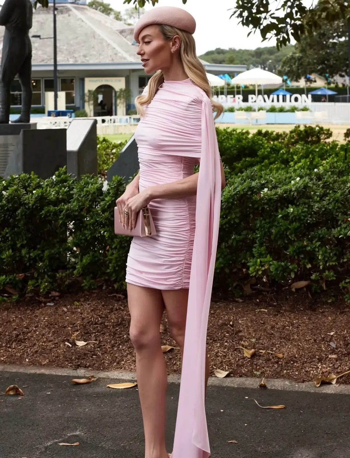 Atoir Elsie Mini Dress Size S / Size 8 in Iced Pink - Image 3
