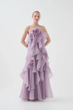 AJE PANDOREA LAYERED MAXI DRESS SIZE 14 for rent on The Volte - image 1