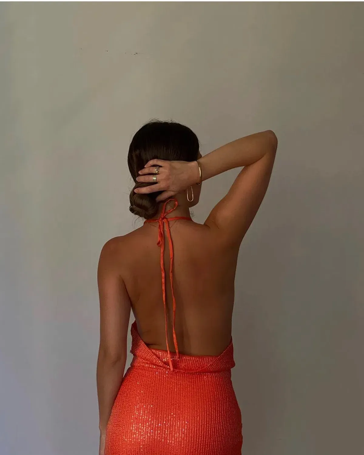 Alamour the Label - Stella Orange dress - Image 4