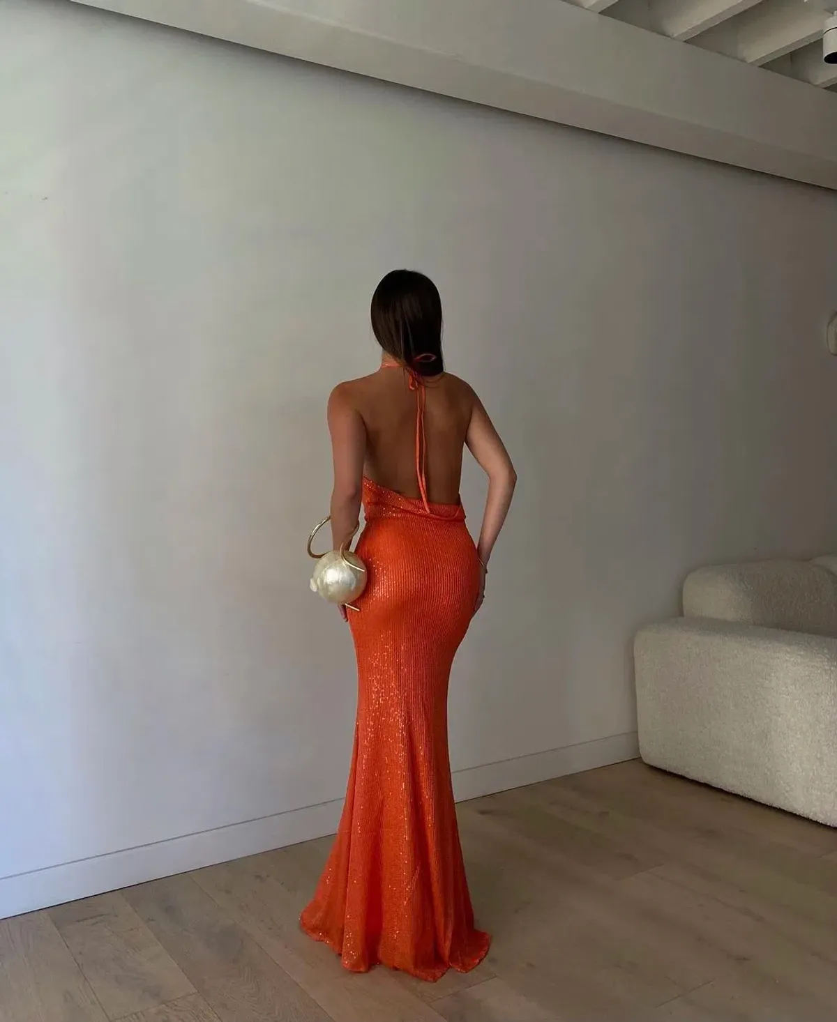 Alamour the Label - Stella Orange dress - Image 7