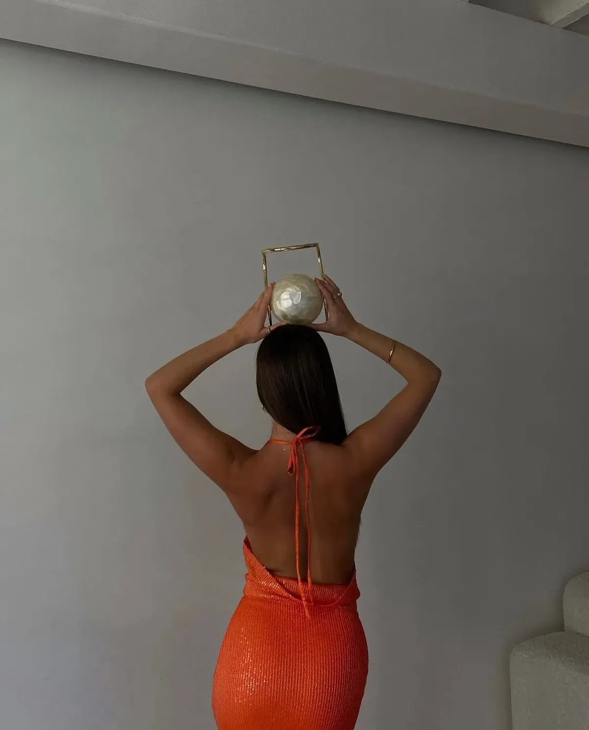 Alamour the Label - Stella Orange dress - Image 5