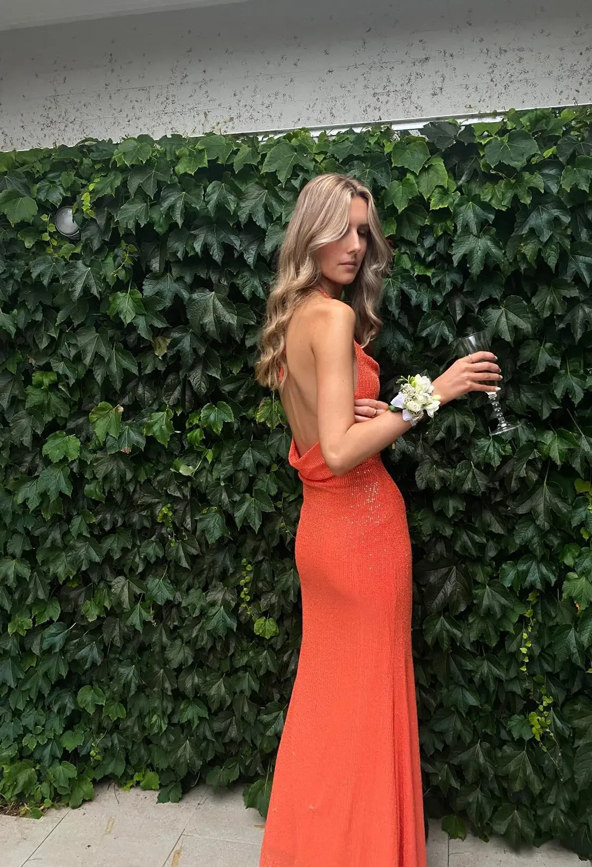 Alamour the Label - Stella Orange dress - Image 1