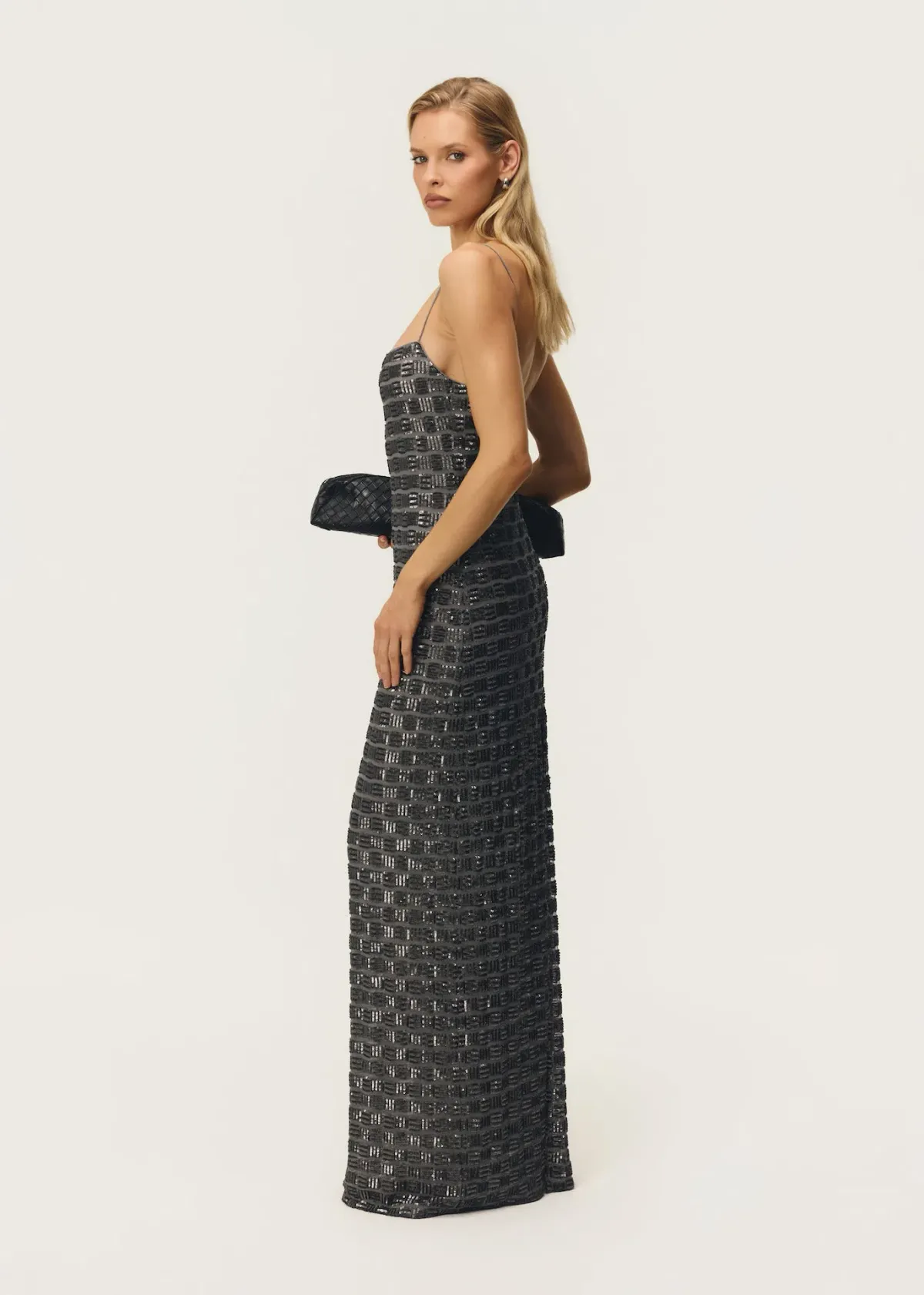 Stevie Floor Length Dress in Chrome Size XS / AU 6 - Image 2