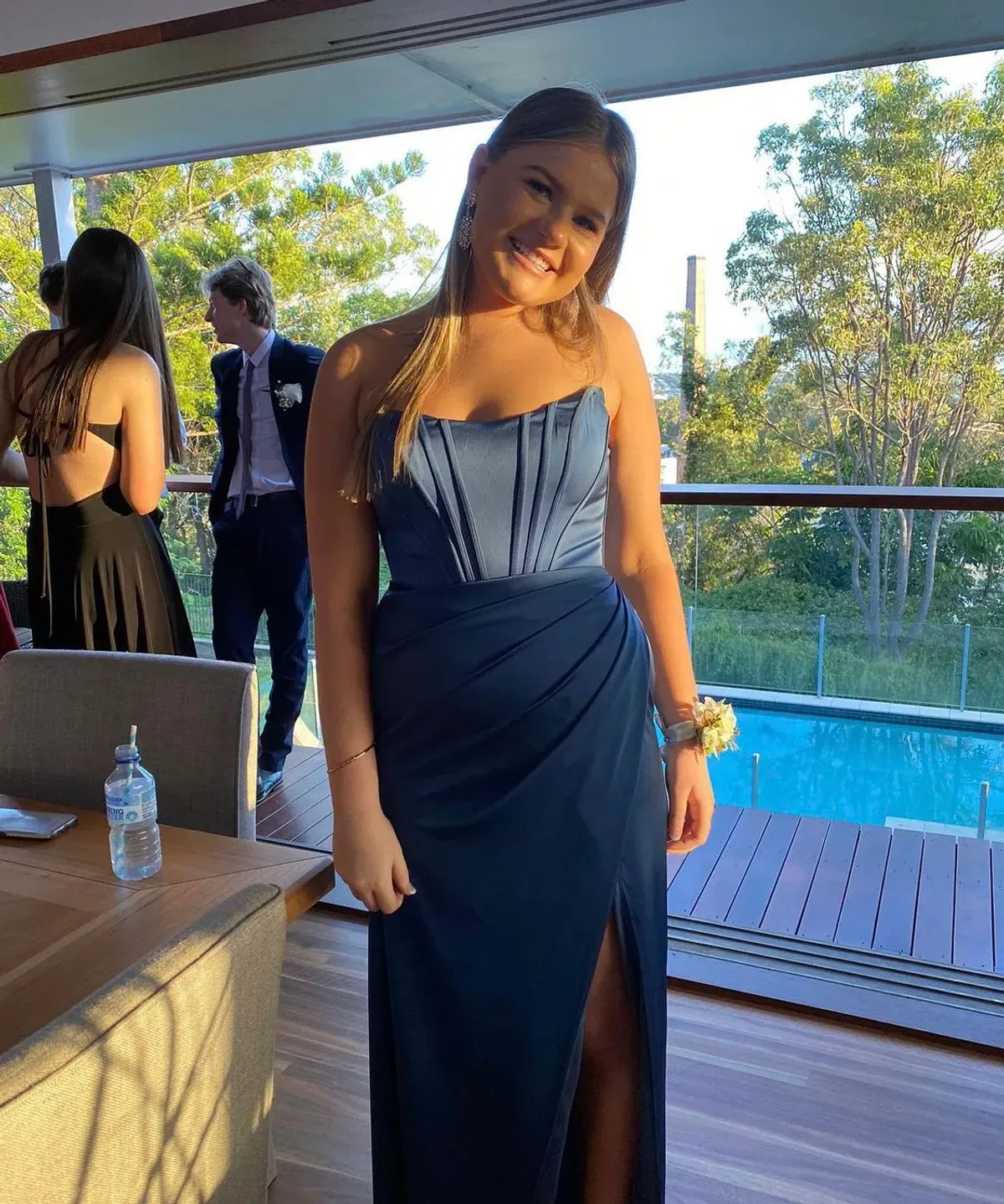 One Honey Botique Tyra Soft Navy dress - Image 1