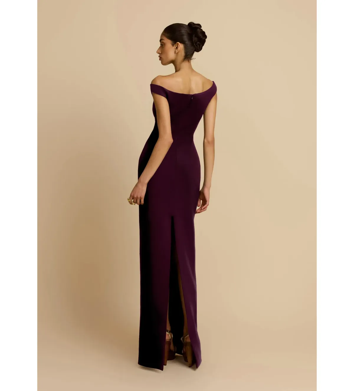 Arcina Ori Ellery Dress in Plum Size M/AU10 - Image 3
