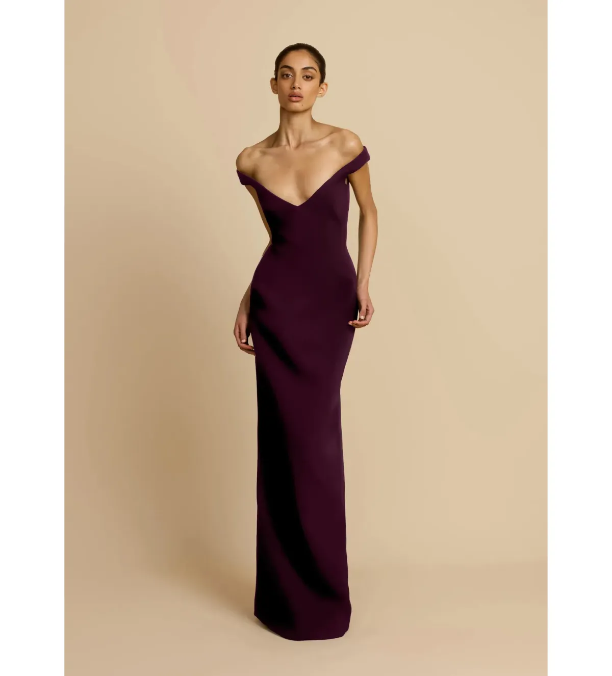 Arcina Ori Ellery Dress in Plum Size M/AU10 - Image 4