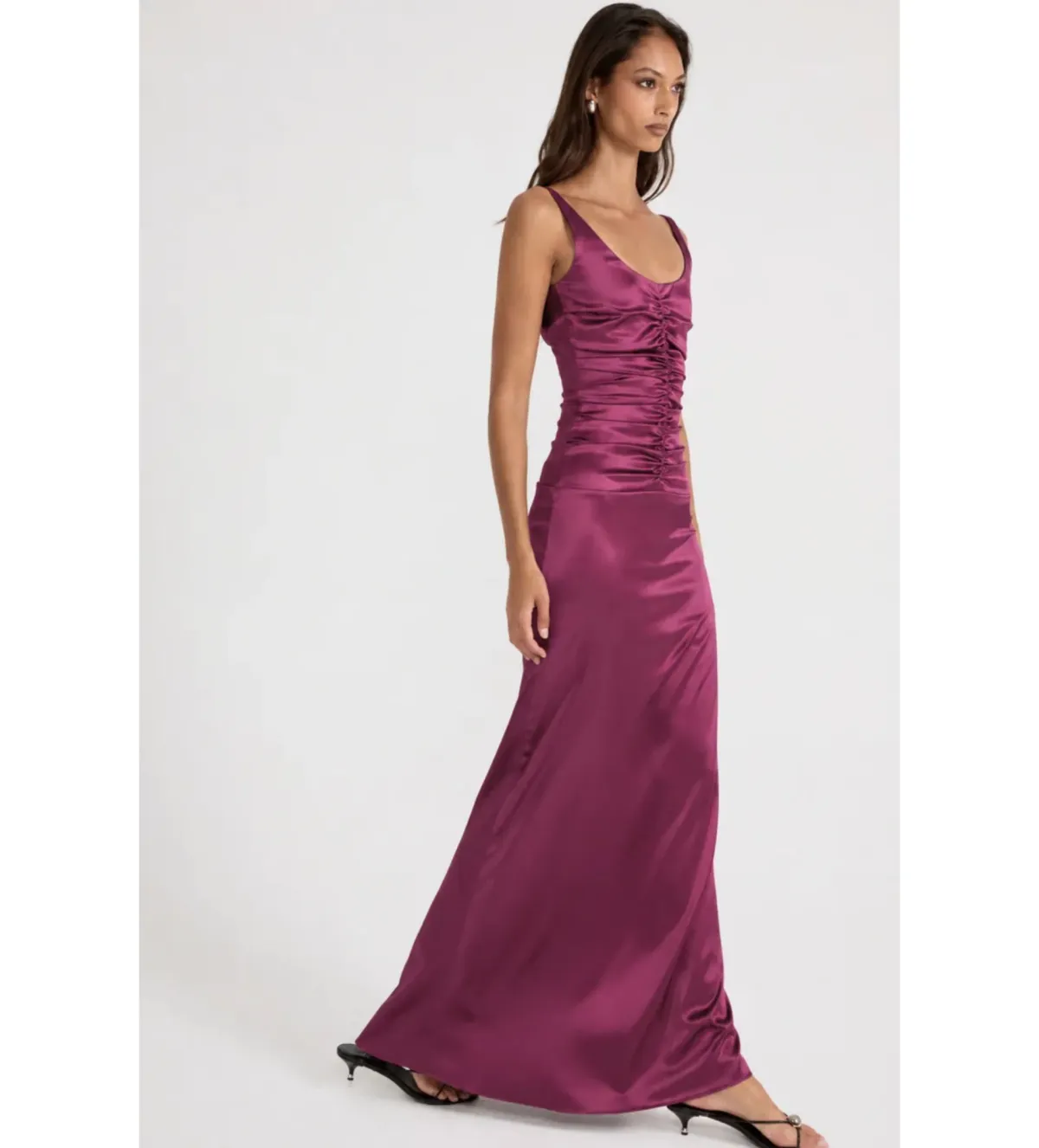Ance Gria Atlein Gown in Plum Size XS/AU6 - Image 3