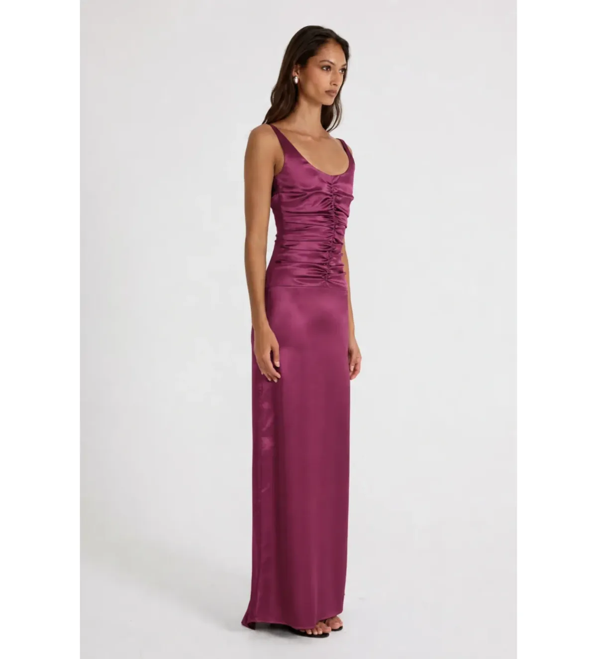 Ance Gria Atlein Gown in Plum Size XS/AU6 - Image 2