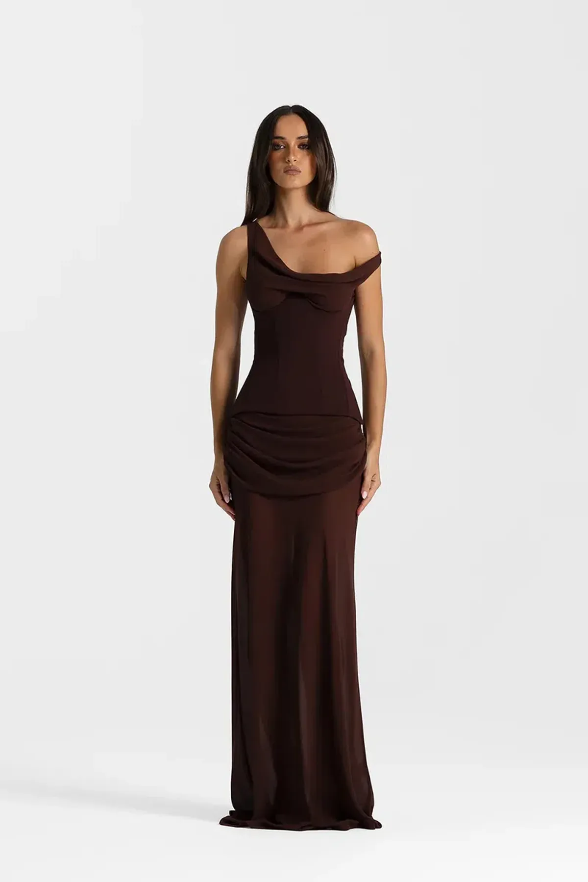 Natalie Rolt Cadence Gown in Espresso Size 0 - Image 1