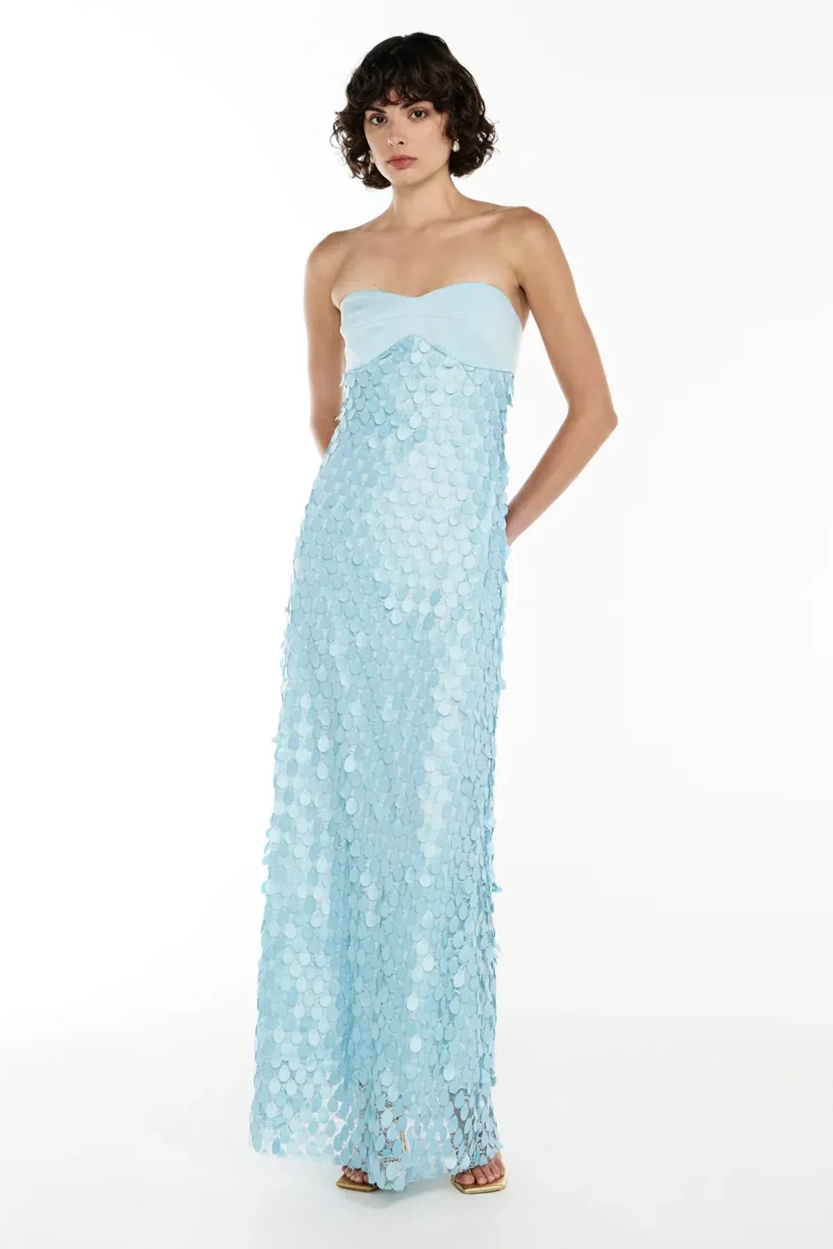 Manning Cartell Supreme Extreme Balconette Dress in Acqua Spritz - Size 6 - Image 1
