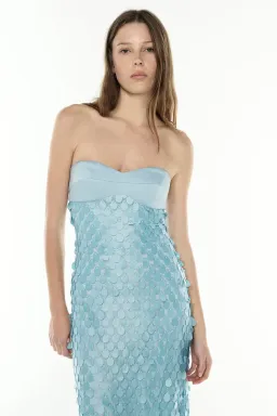 Manning Cartell Supreme Extreme Balconette Dress in Acqua Spritz - Size 6 for rent on The Volte - image 2