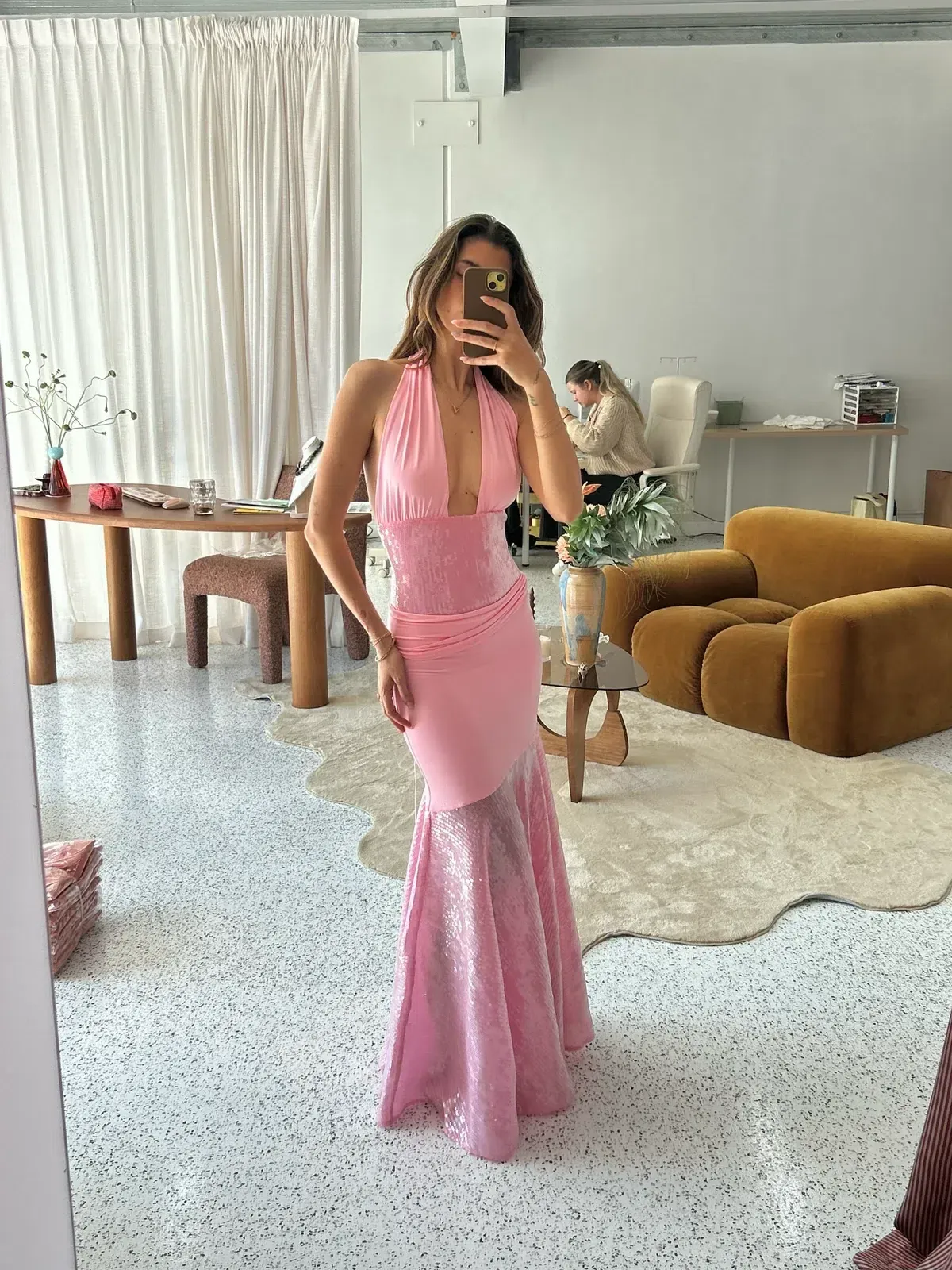Deconduarte Florian Dress - Pink Size 8 - Image 2
