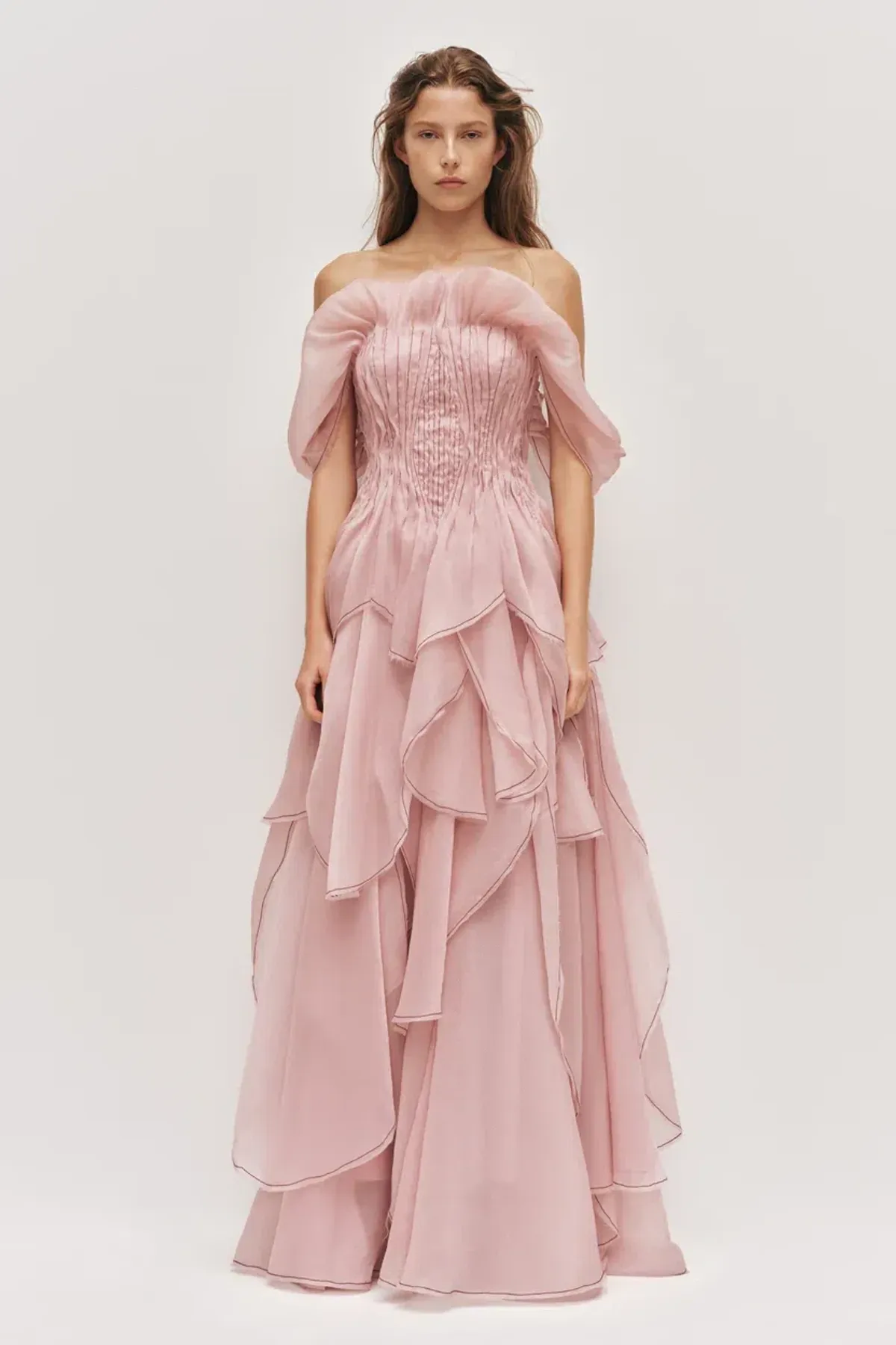 Aje Nisha Gown in Fawn Pink Size 10 - Image 2