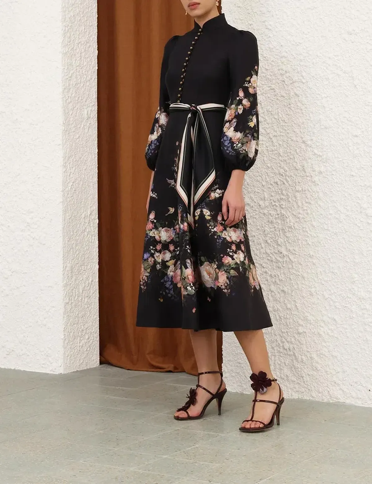 Zimmermann Valiant Button Midi Dress - size 1 - Image 2