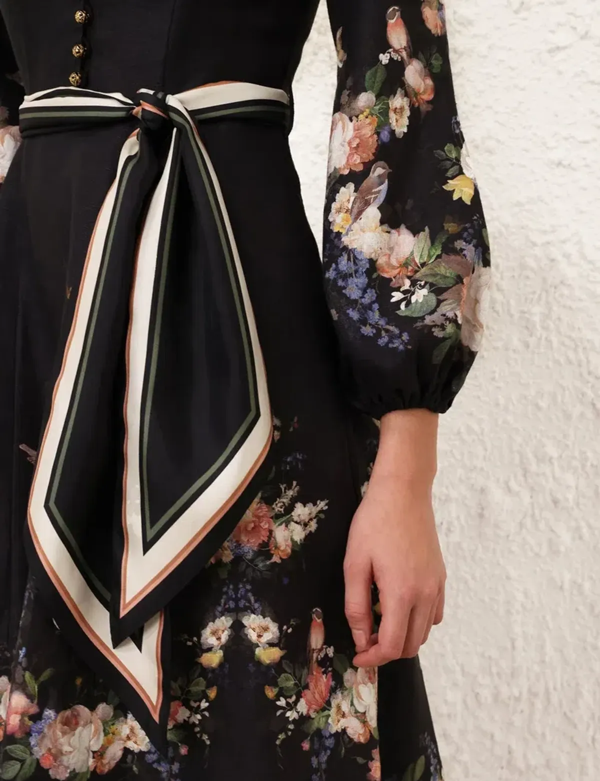 Zimmermann Valiant Button Midi Dress - size 1 - Image 4