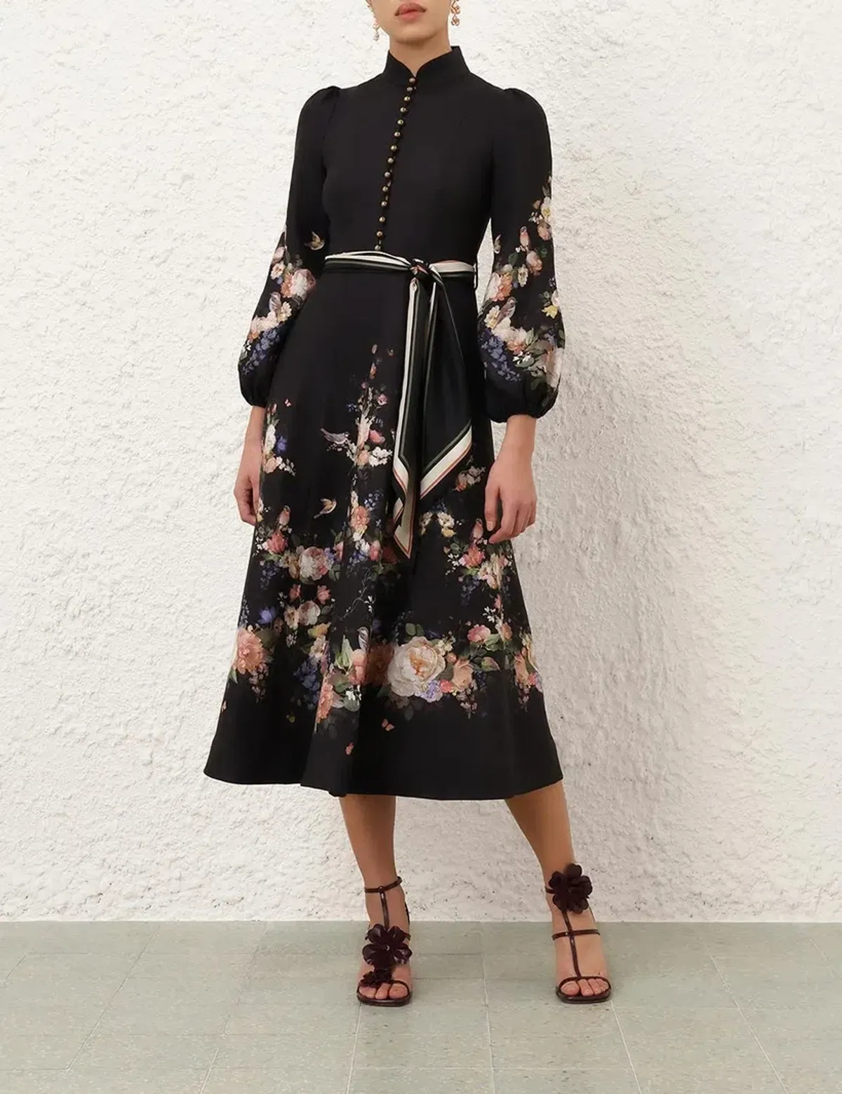 Zimmermann Valiant Button Midi Dress - size 1 - Image 1