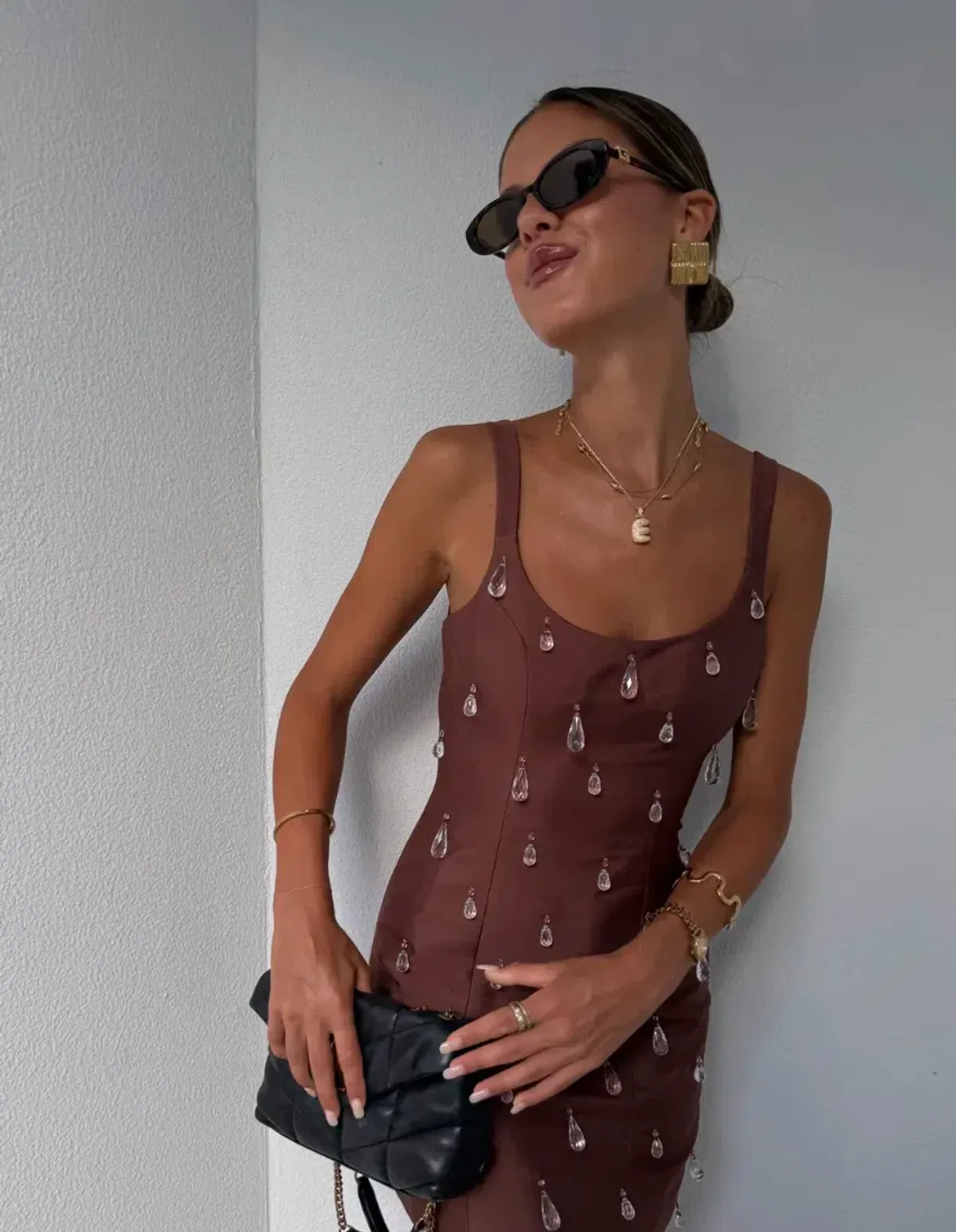 The Wolf Gang Luvia Beaded Mini Dress M - Image 1