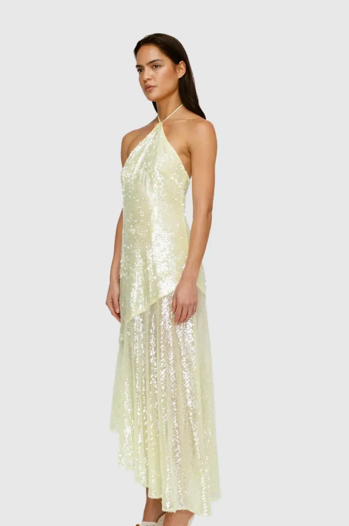 The Wolf Gang Mina Sequin Maxi Dress S - Image 3