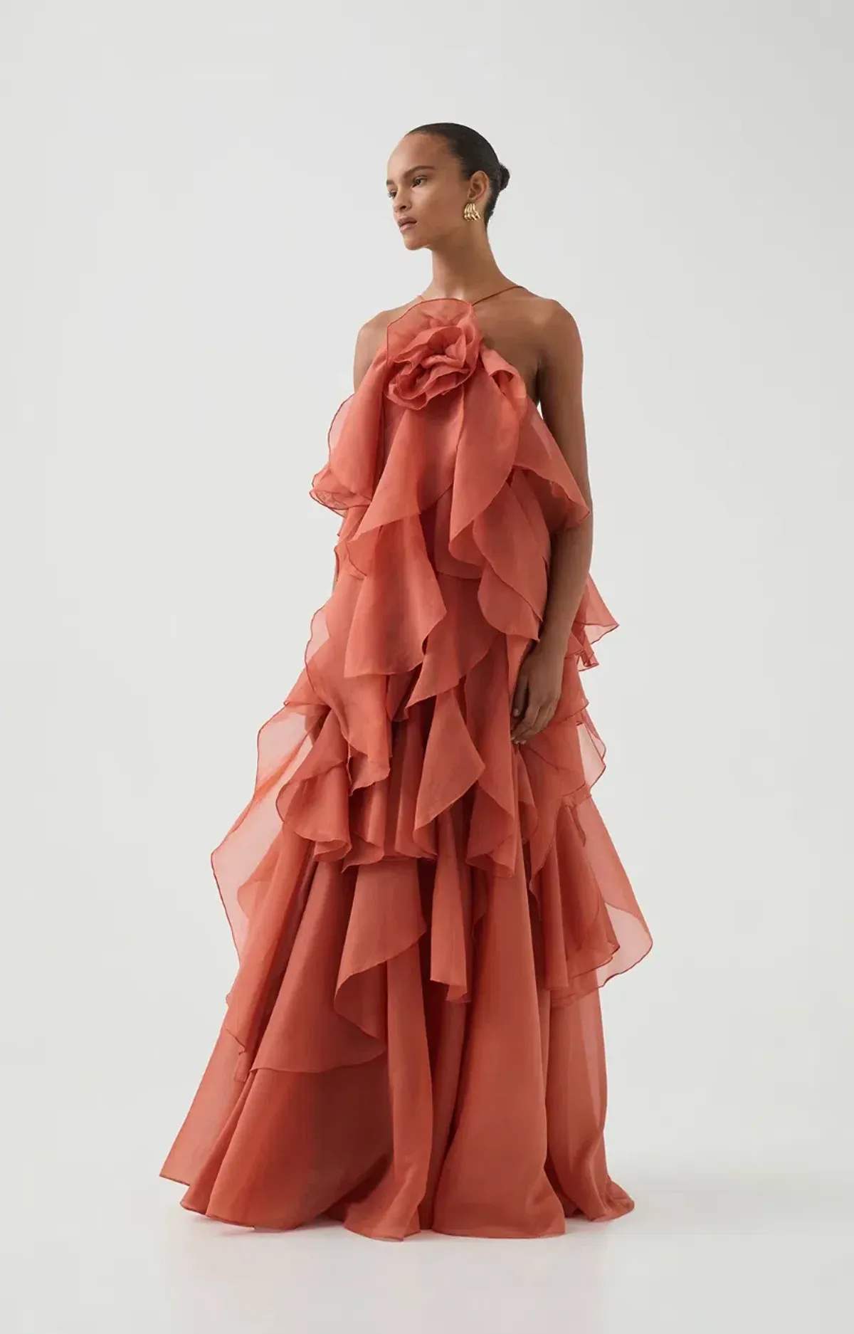Aje Pandorea Coral Clay Gown sz 12 (fits 12-16) - Image 1