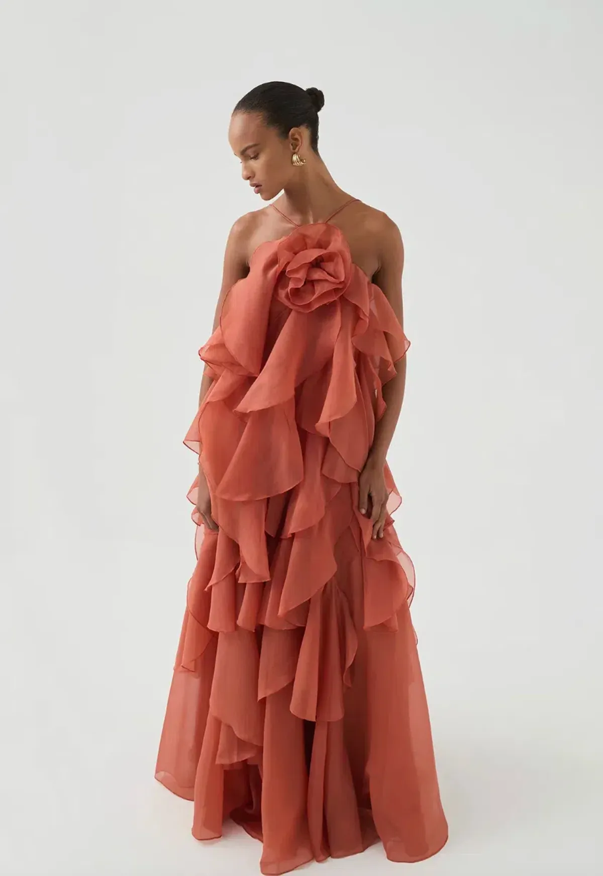 Aje Pandorea Coral Clay Gown sz 12 (fits 12-16) - Image 5