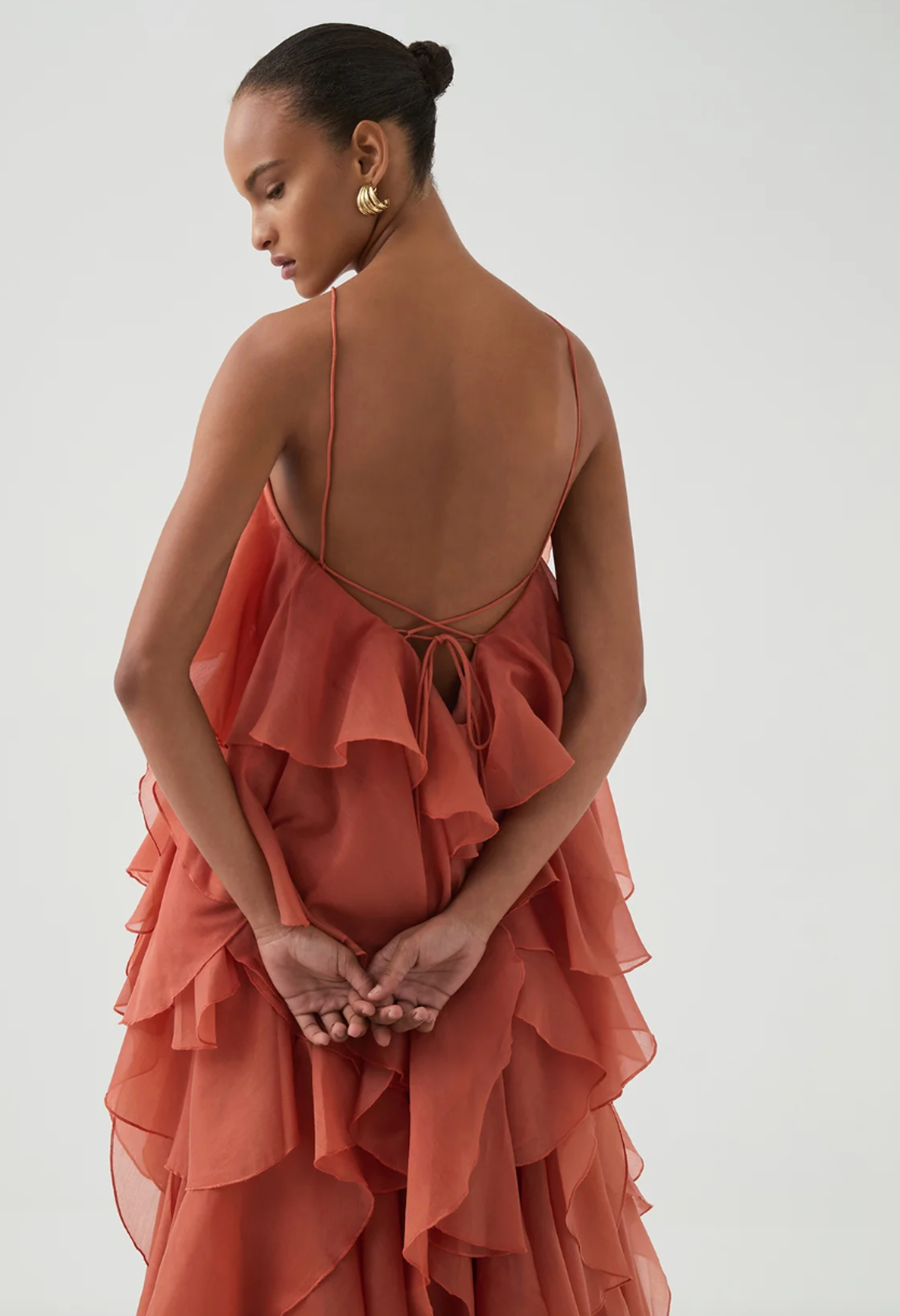 Aje Pandorea Coral Clay Gown sz 12 (fits 12-16) - Image 6