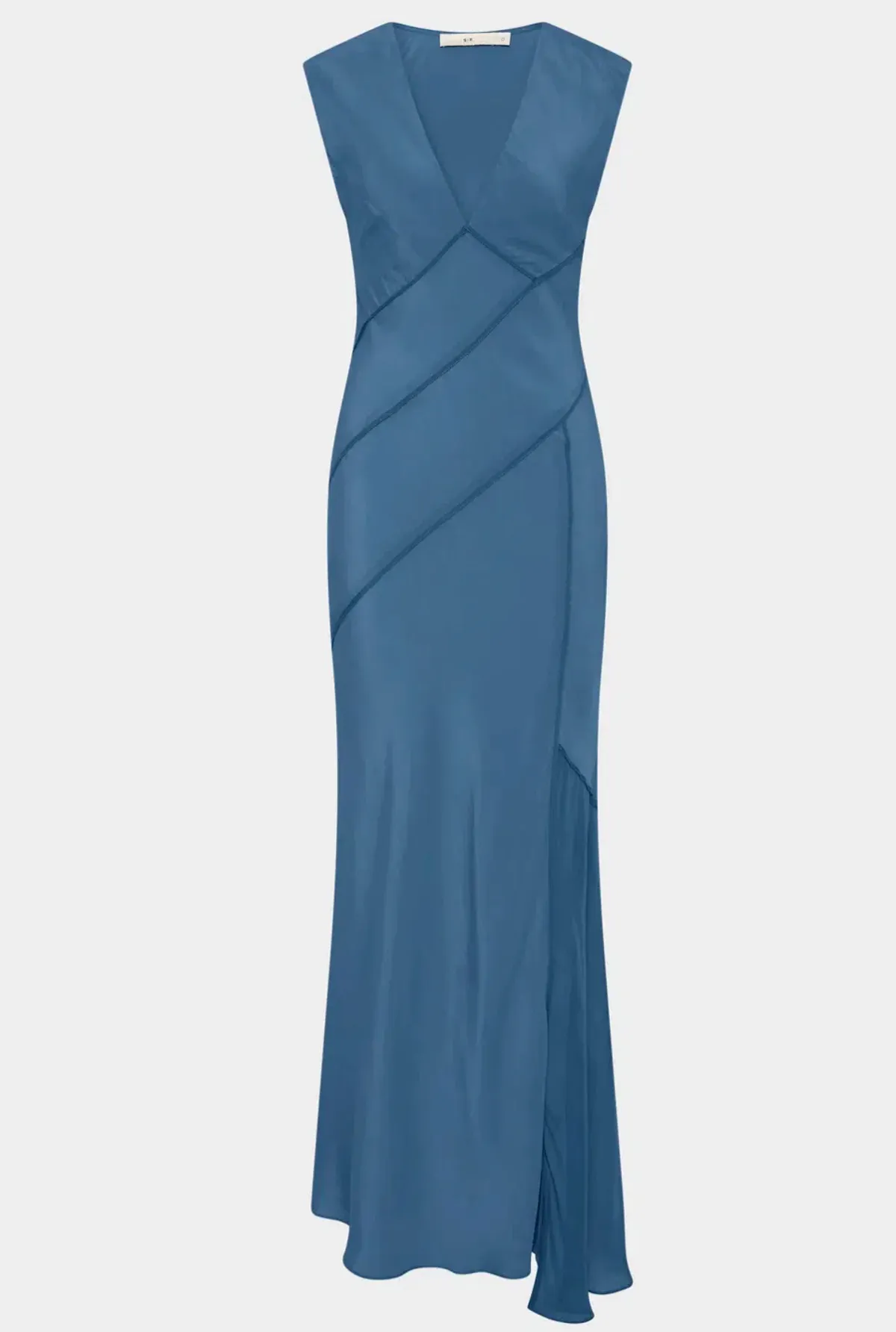 Sir Elin Panelled Gown washed blue sz 2 - Image 2