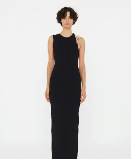 Christopher Esber ENCASED NATURE RESIN SL KNIT COLUMN DRESS sz S for rent on The Volte - image 1