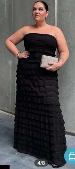 Sacha Drake Maddison Maxi Dress – Black Size 16 for rent on The Volte - image 4