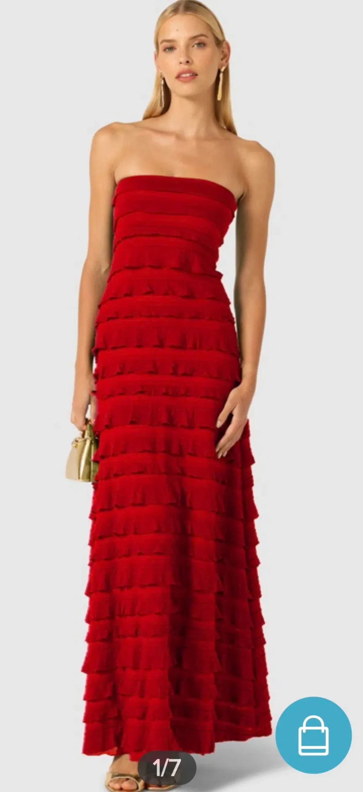Sacha Drake Maddison Maxi Dress – Red Size 14 - Image 1