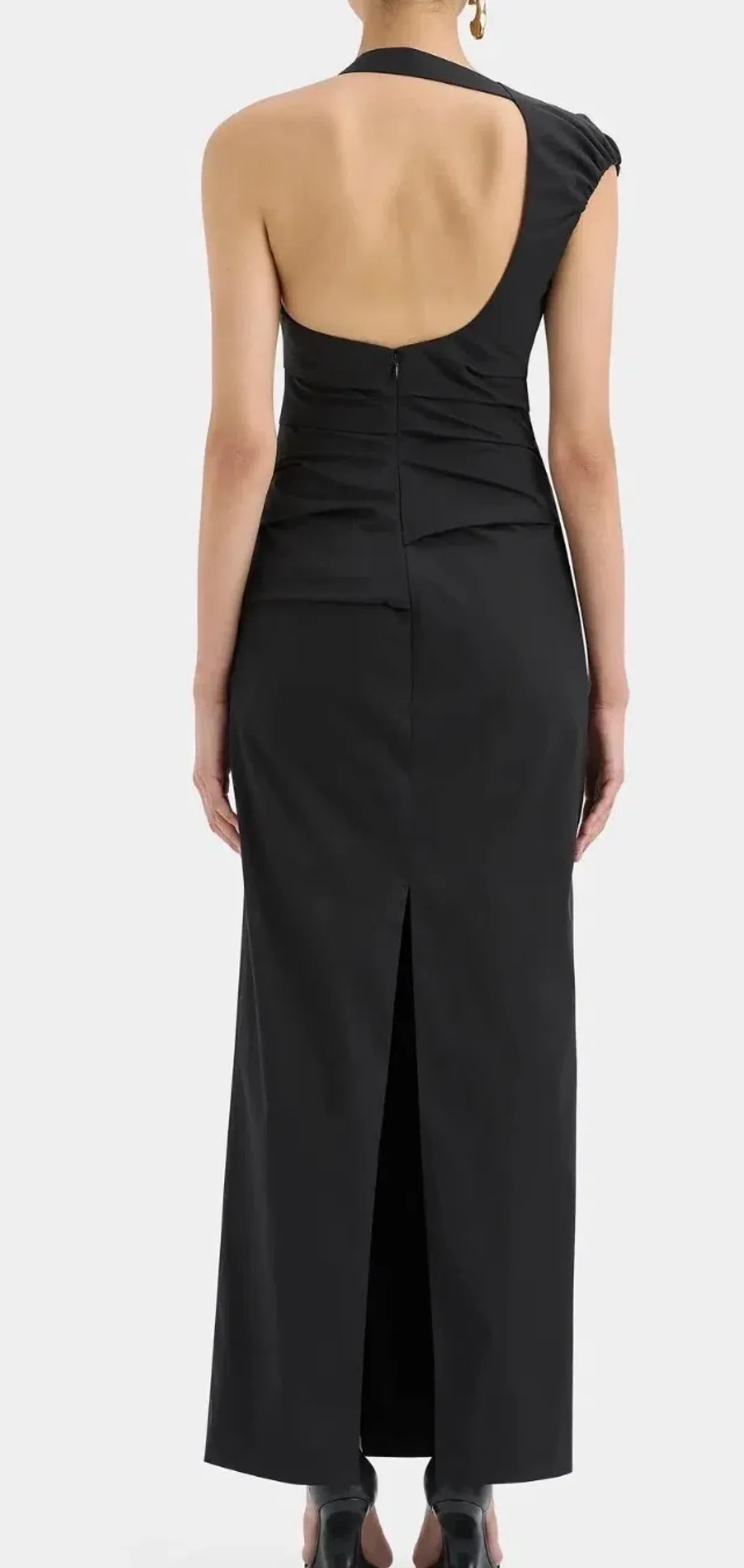 SIR the Label Giacomo Gathered Gown Black - Image 3