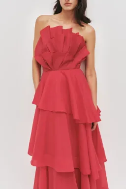 BRAND NEW ❤️ AJE Selestia Gown – Scarlett Red Maxi Dress – Size 8 (AU / UK) ❤️ for rent on The Volte - image 5