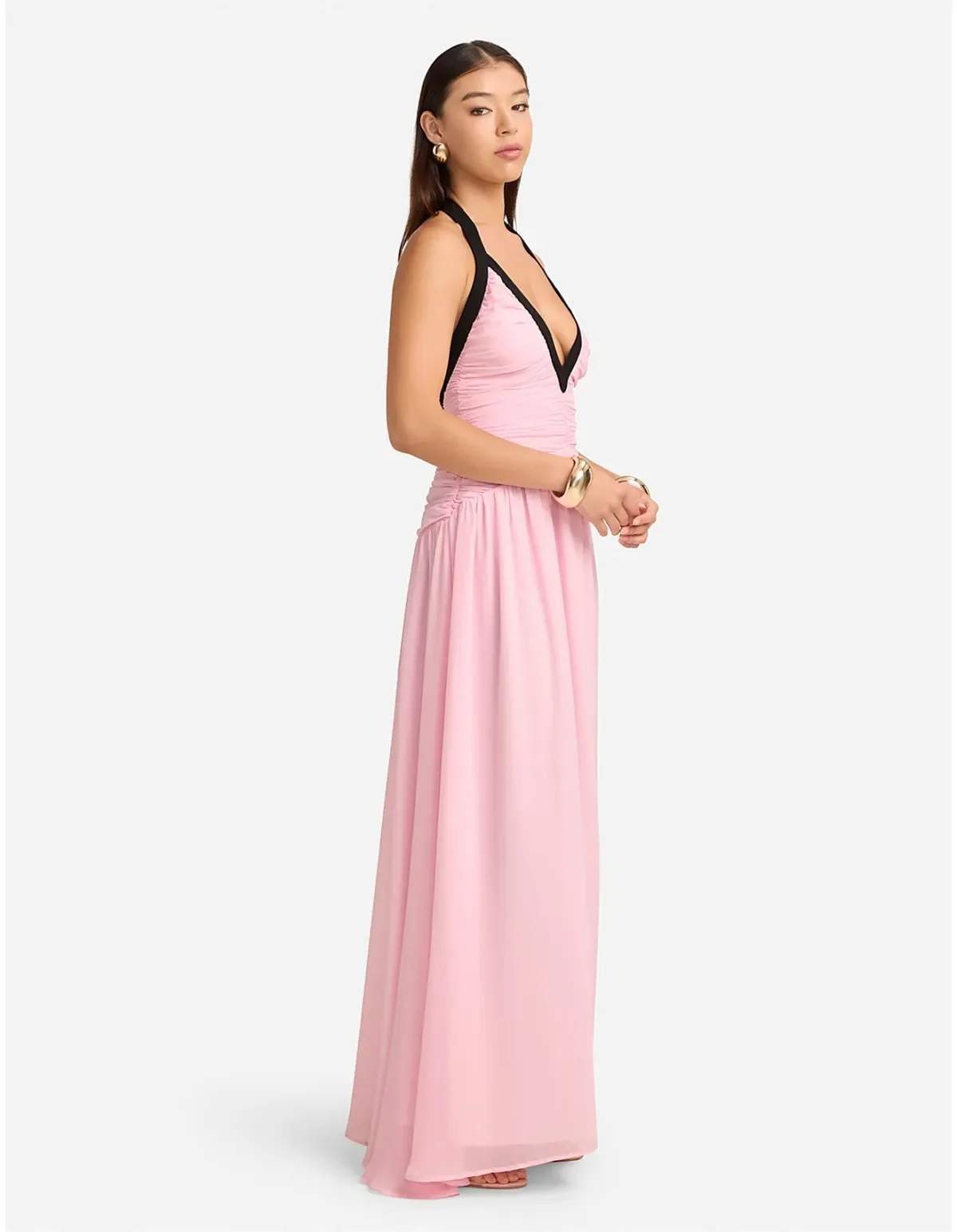 Runaway The Label Carolina Maxi Dress M Musk - Image 4
